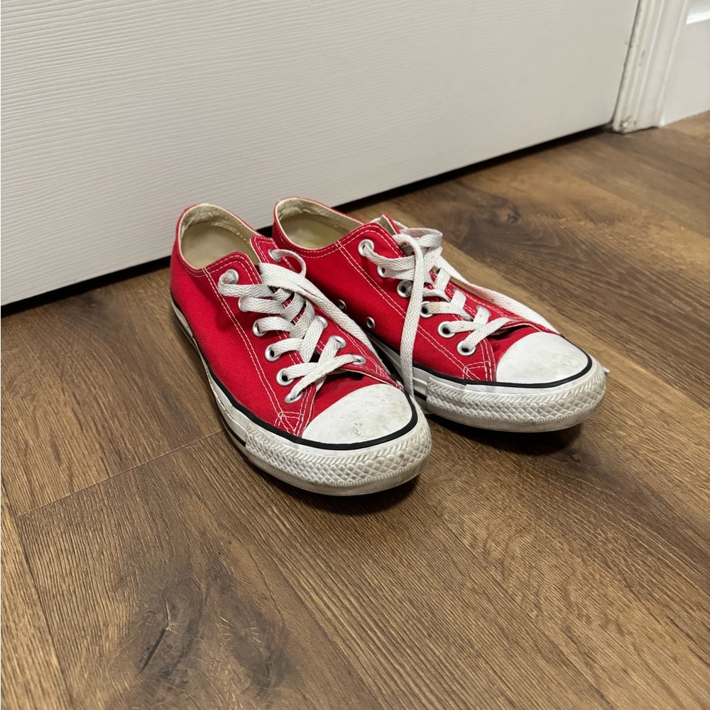 Classic Red Converse Sneakers